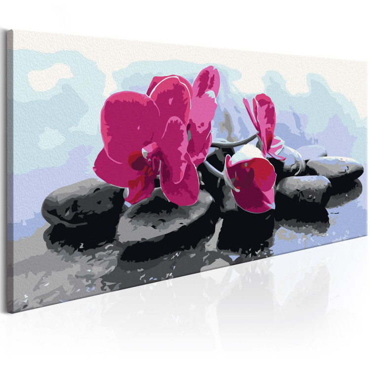 Paint by Number Kit Orchid With Zen Stones 107166 additionalImage 5
