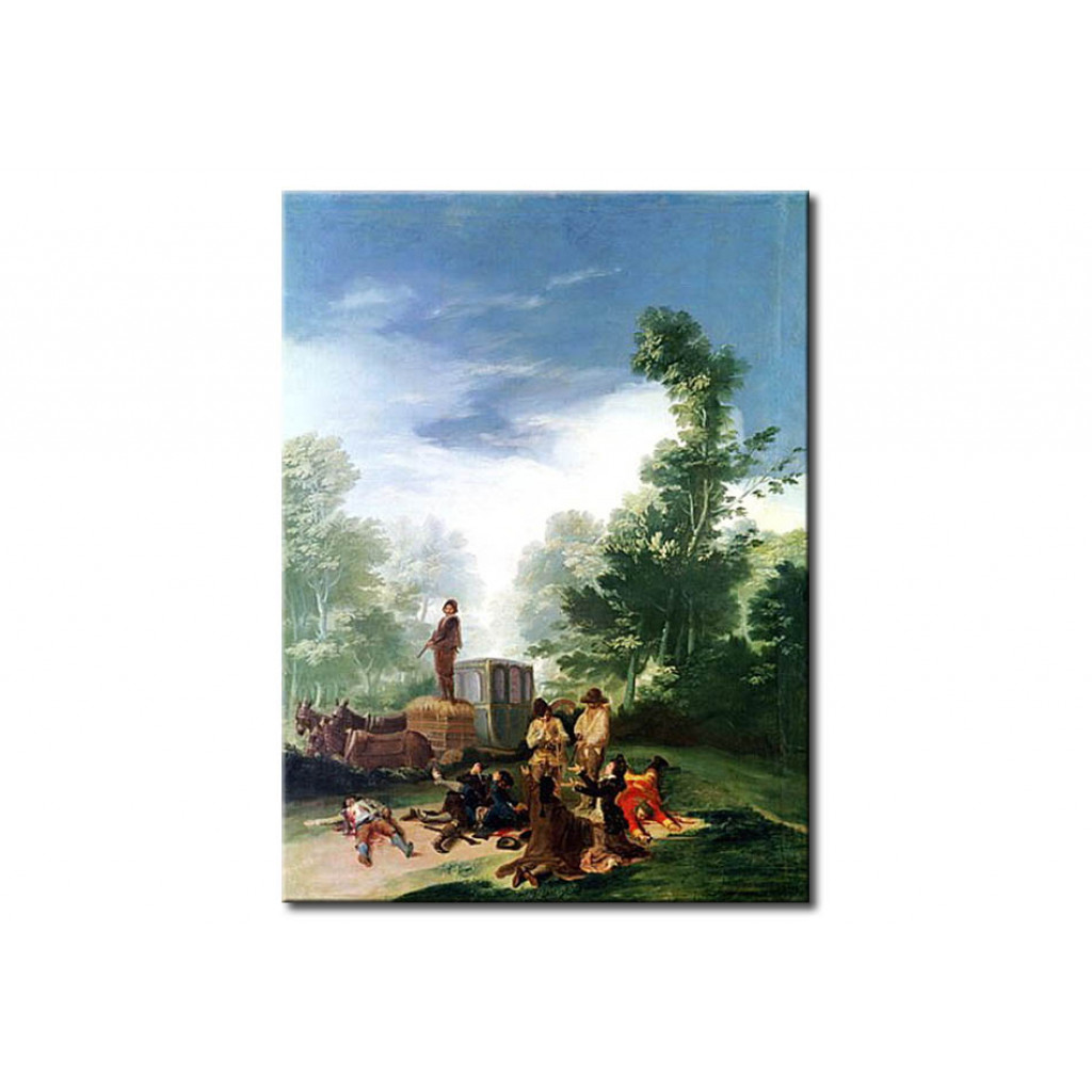 Schilderij  Francisco Goya: Attack On A Coach
