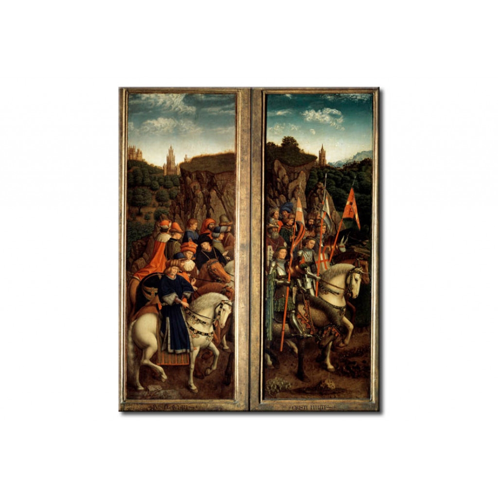 Schilderij  Jan Van Eyck: Iusti Iudices