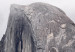 Canvas Mount Half Dome - Landscape with rocks in the clouds and mountain landscape Yosemite National Park in USA in shades of gray and white 130366 additionalThumb 5