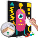 Painting Kit for Children Electric Friend - Robot Accompanied by Geometric Figures 149766