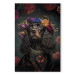 Canvas AI Dog Cocker Spaniel - Frida Kahlo Style Animal Fantasy Portrait - Vertical 150266 additionalThumb 7