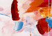 Bild auf Leinwand Papagei abstrakt (1-teilig) - Bunte Fantasie auf beigem Hintergrund 47466 additionalThumb 4