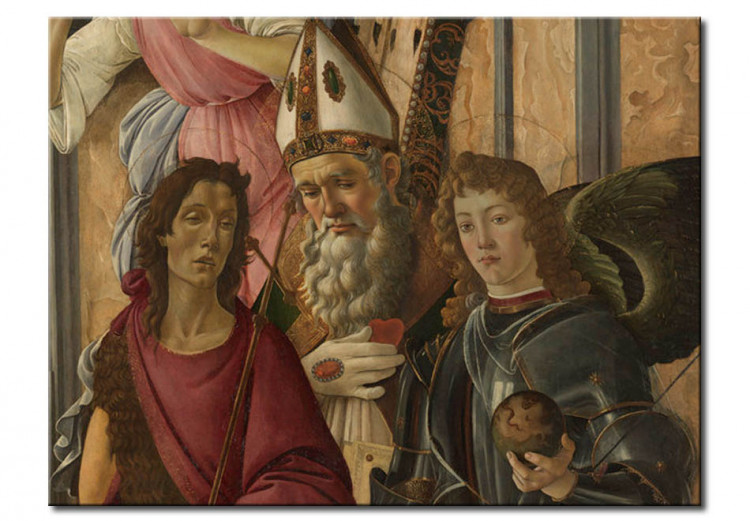 Quadro famoso Madonna col Bambino in trono, angeli e santi 51966