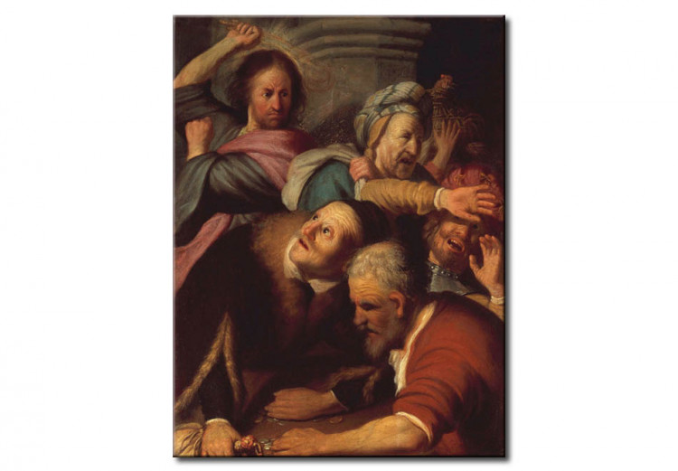 Riproduzione quadro Gesù scaccia i mercanti dal tempio 52066