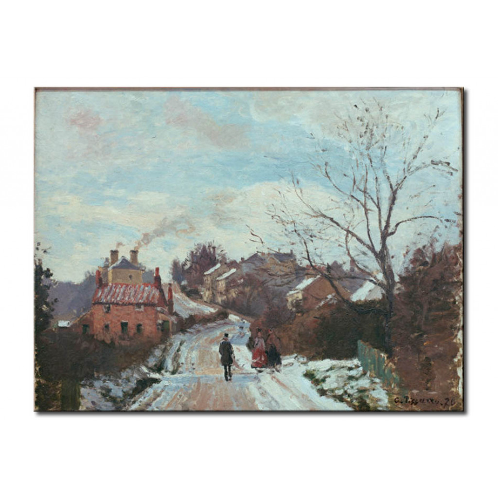Schilderij  Camille Pissarro: Fox Hill, Upper Norwood
