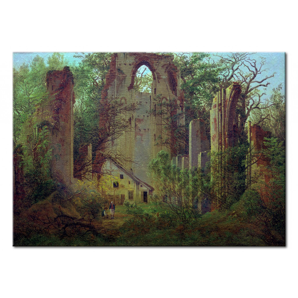 Schilderij  Caspar David Friedrich: Abbey Ruin Eldena Near Greifswald
