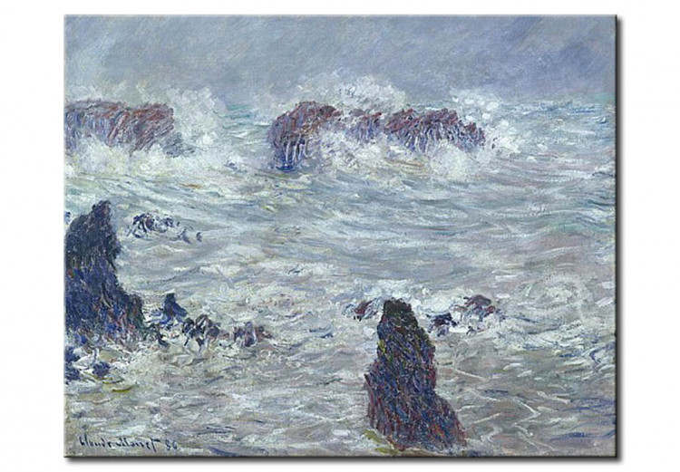 Riproduzione quadro Tempesta al largo della costa di Belle-Ile 54766