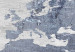 Bild auf Leinwand Concrete World Map (5 Parts) Narrow 106976 additionalThumb 5