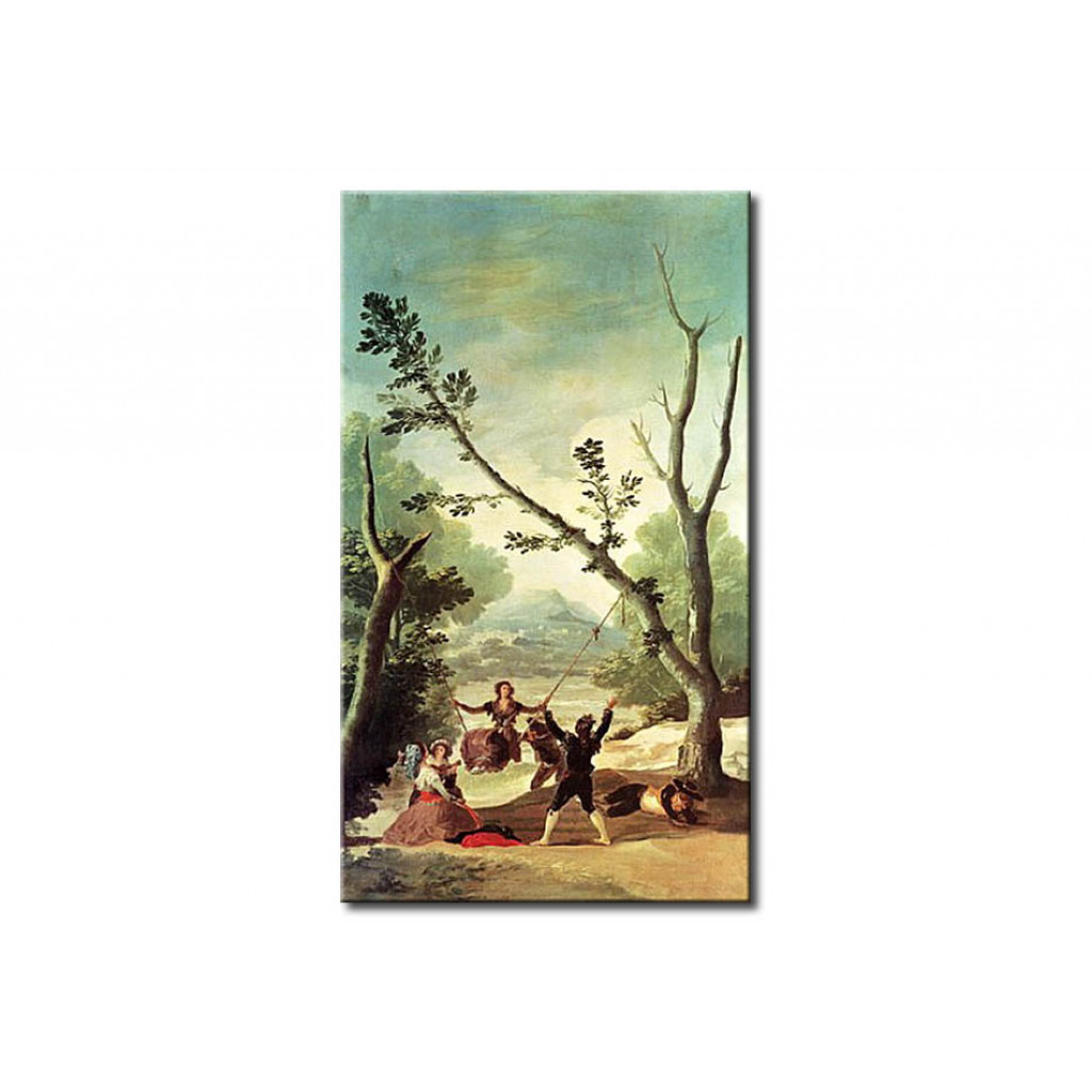 Schilderij  Francisco Goya: The Swing