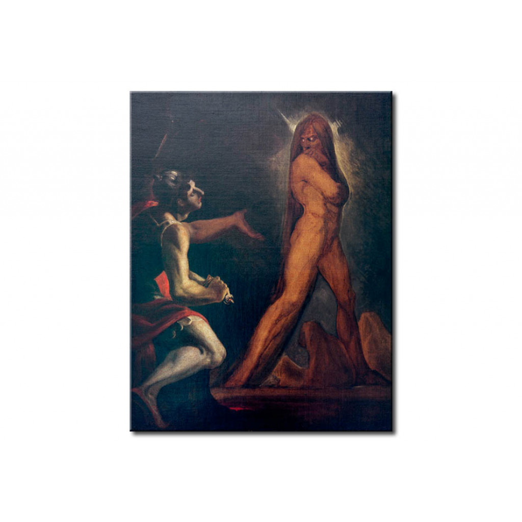 Schilderij  Johann Heinrich Füssli: Odysseus And The Shadow Of Ajax