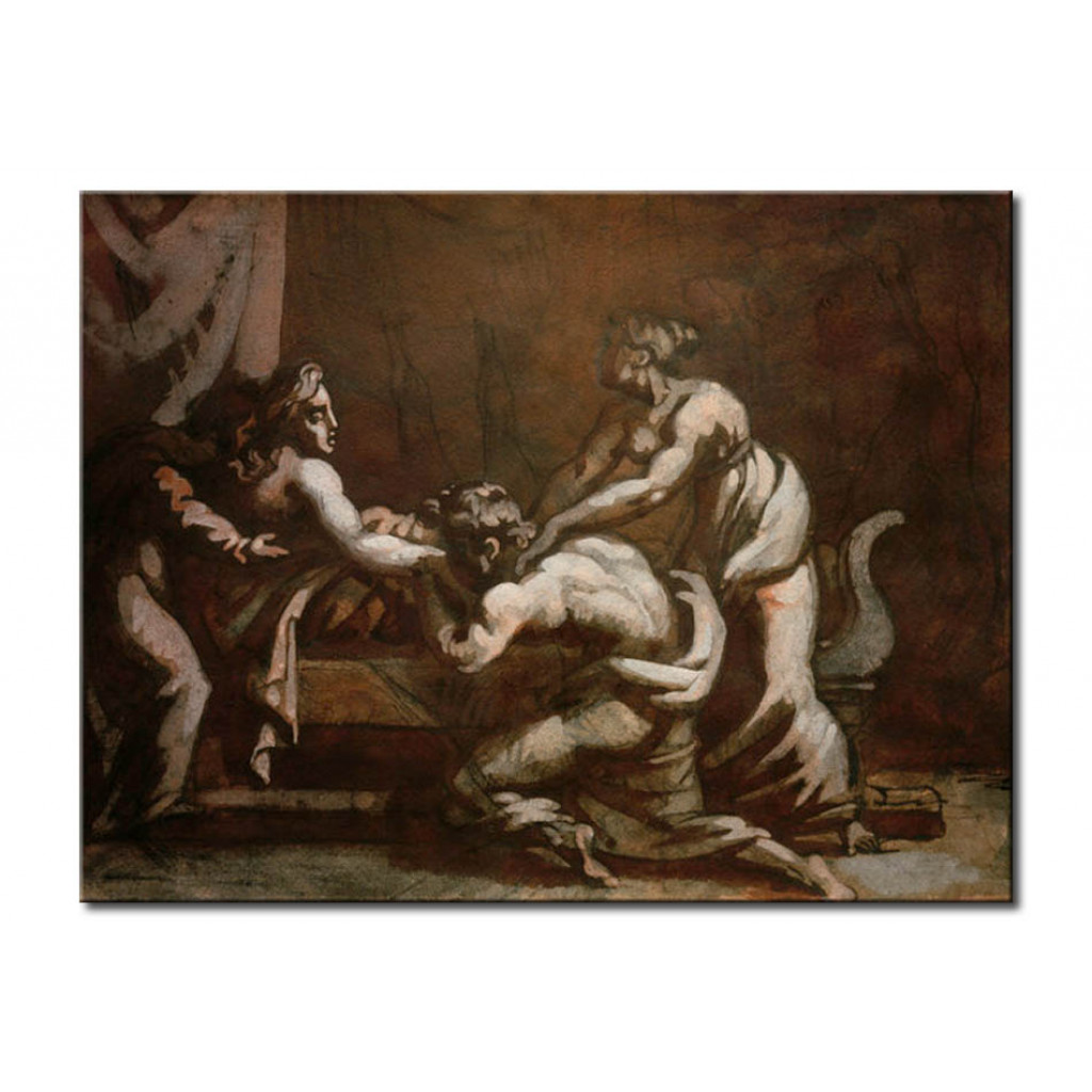 Schilderij  Théodore Géricault: Ancient Scene