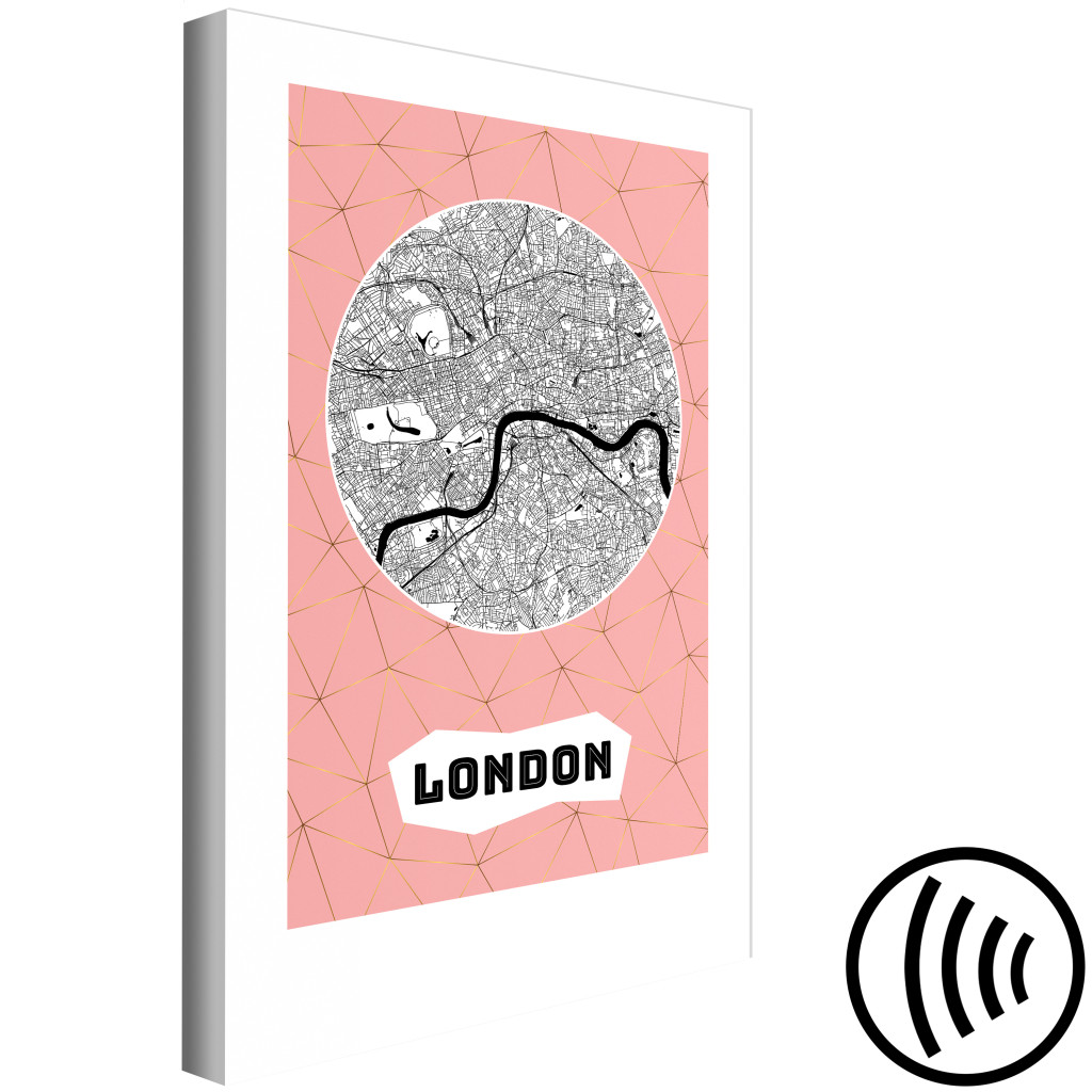 Obraz Centrum Londynu (1-częściowy) Pionowy