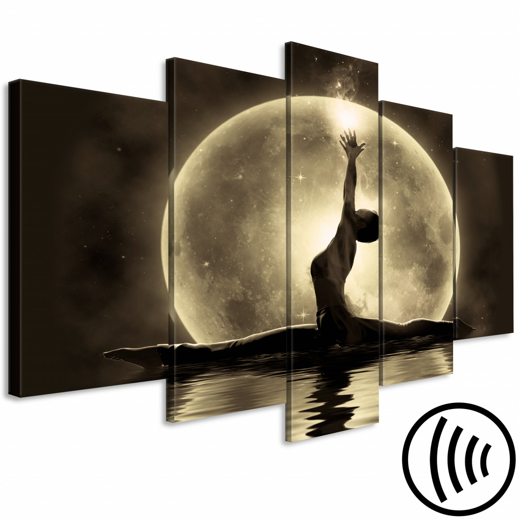 Obraz Księżycowa Moc - Mistyczny Motyw Z Baletnicą Na Tle Wody I Księżyca
