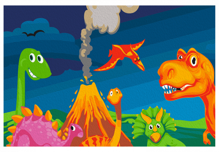 Paint by Number Kit Dinosaur World 125776 additionalImage 7