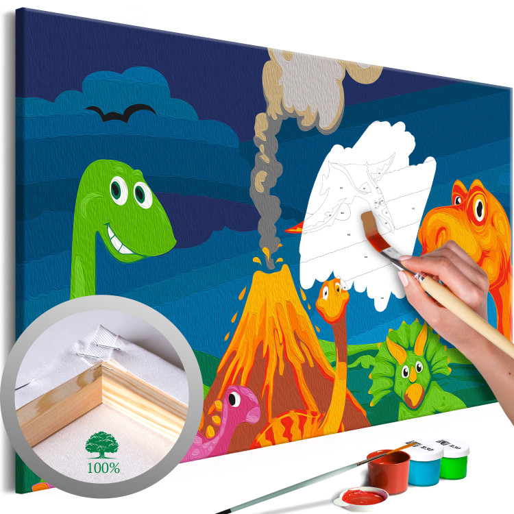 Paint by Number Kit Dinosaur World 125776
