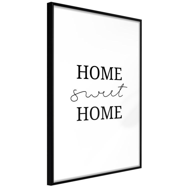 Poster Sweet Home - Minimalist Black Sentence on a White Background 146176 additionalImage 9