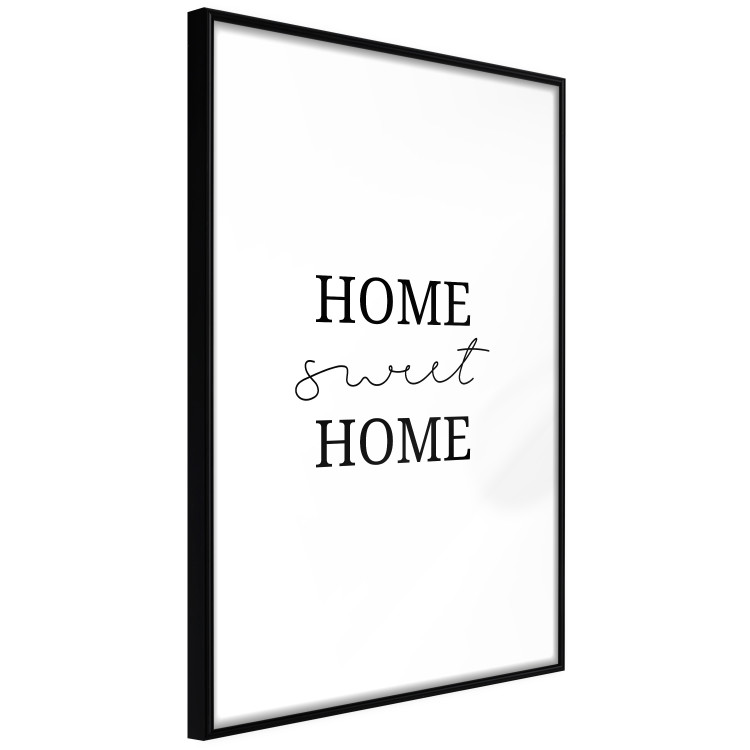 Poster Sweet Home - Minimalist Black Sentence on a White Background 146176 additionalImage 14