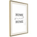 Poster Sweet Home - Minimalist Black Sentence on a White Background 146176 additionalThumb 8