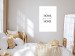 Poster Sweet Home - Minimalist Black Sentence on a White Background 146176 additionalThumb 15