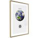 Wall Poster Green Planet - Earth, Abstract Composition with the Solar System II 146476 additionalThumb 7
