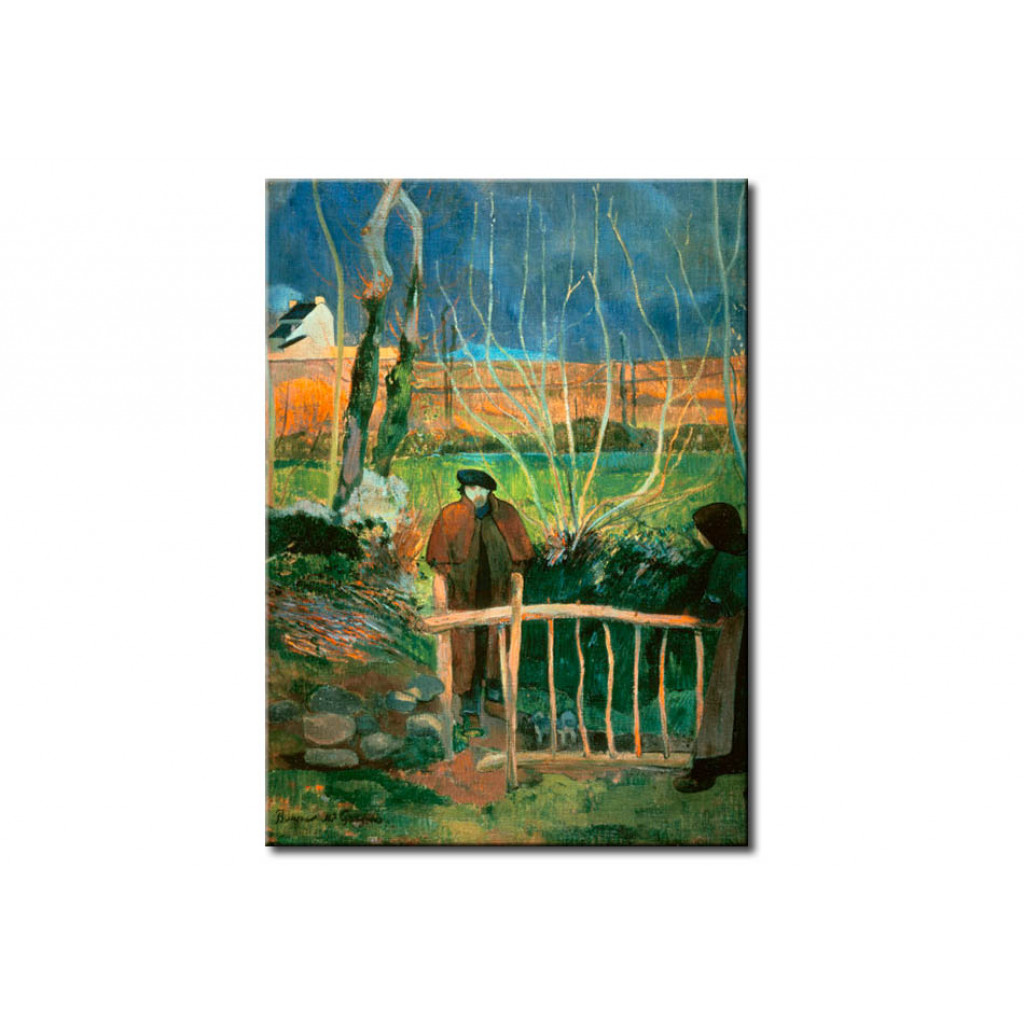 Målning Bonjour M. Gauguin