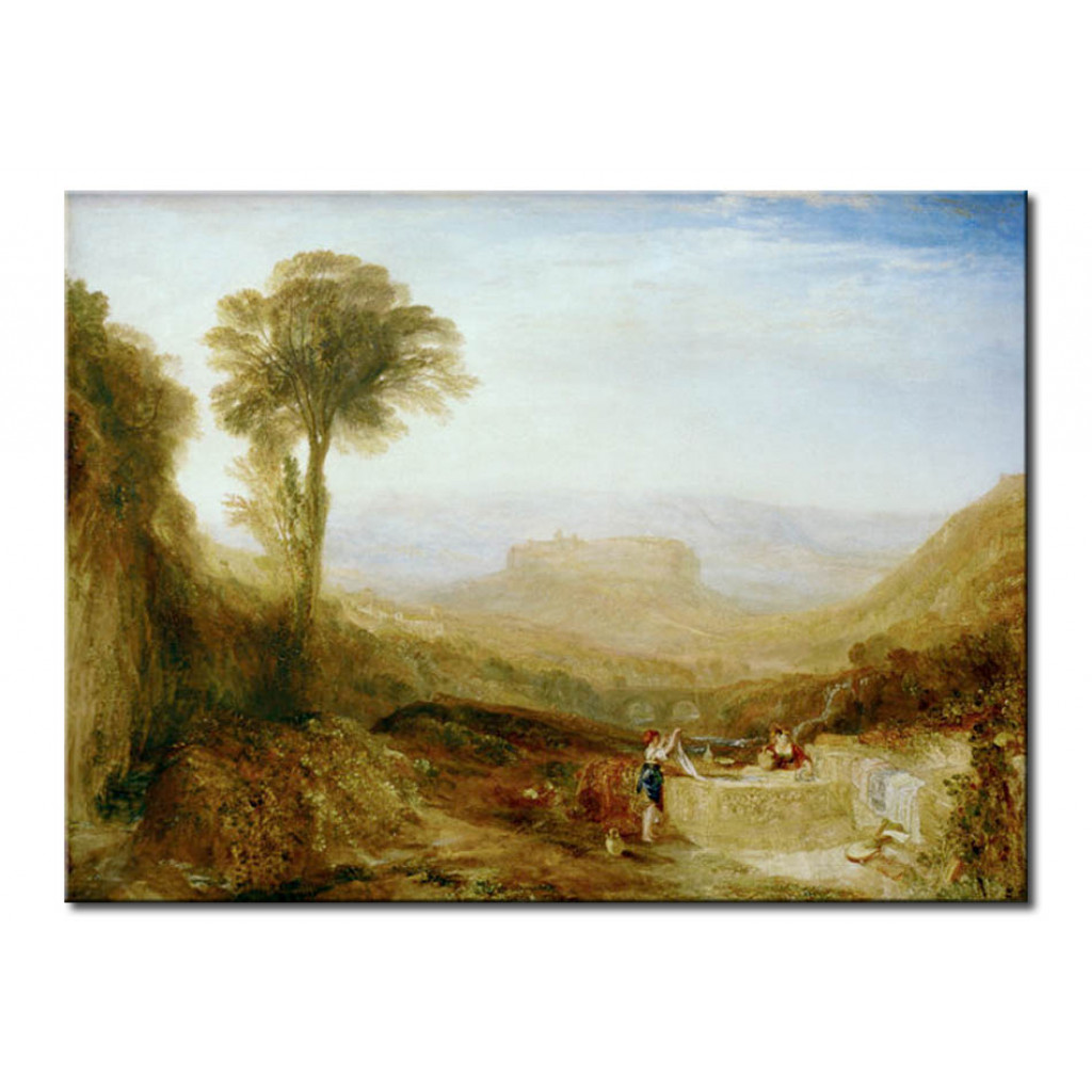 Konst View Of Orvieto, Painted In Rome