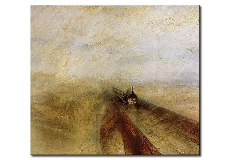 Riproduzione quadro Pioggia vapore e velocità, la Great Western Railway, dipinto prima 52876