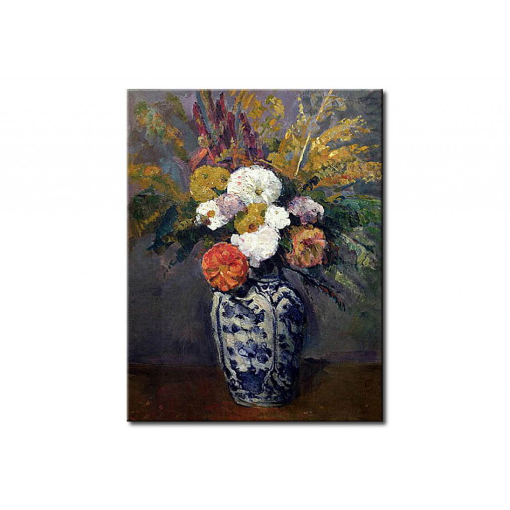 Schilderij  Paul Cézanne: Dahlias