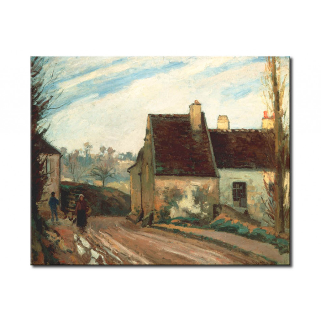 Schilderij  Camille Pissarro: Masures Pres D'Osny