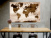 Bild auf Leinwand World Map: The Brown Earth 91876 additionalThumb 3