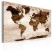 Bild auf Leinwand World Map: The Brown Earth 91876 additionalThumb 2