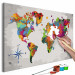 Paint by Number Kit World Map (Compass Rose) 107486 additionalThumb 3