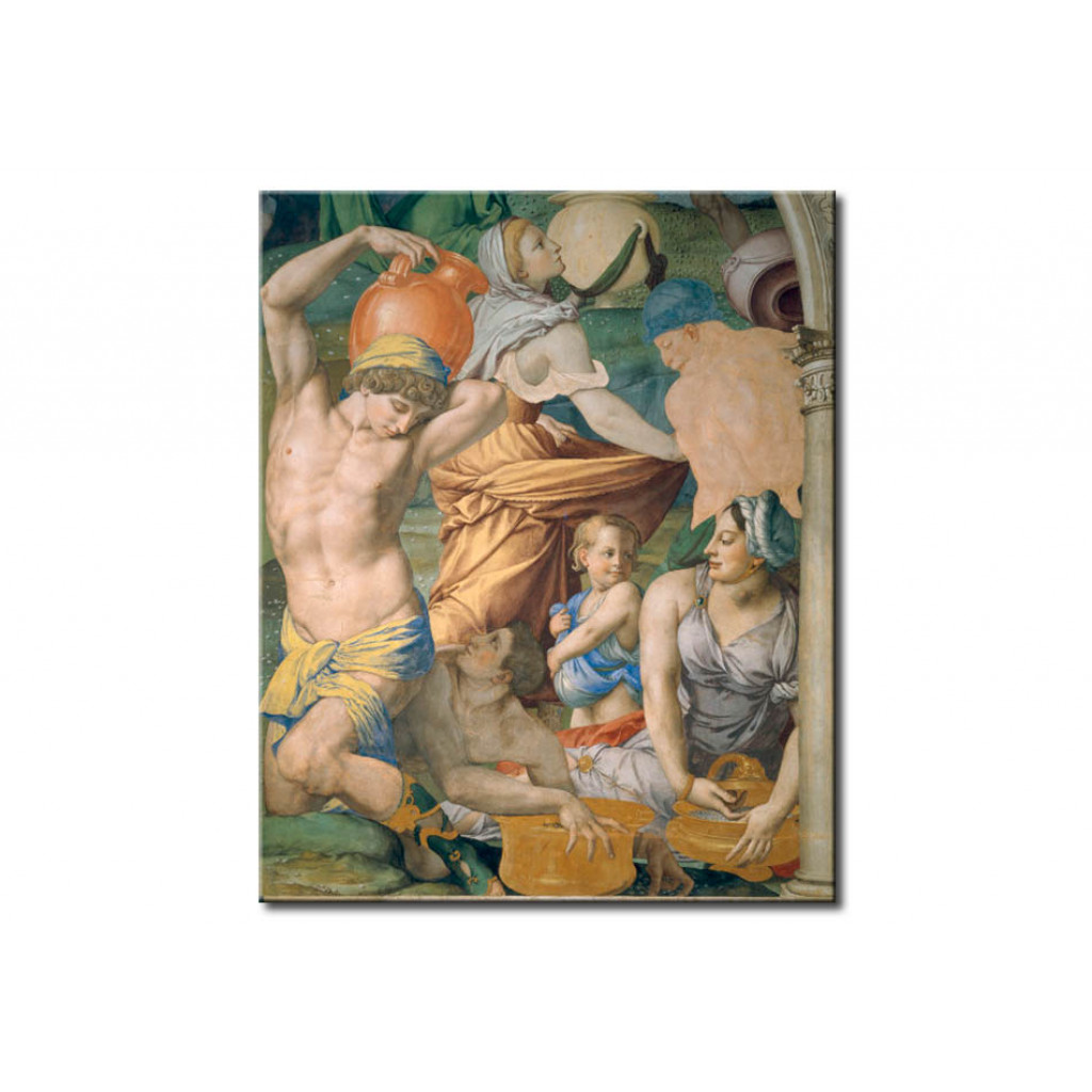 Schilderij  Agnolo Bronzino: The Manna Collector
