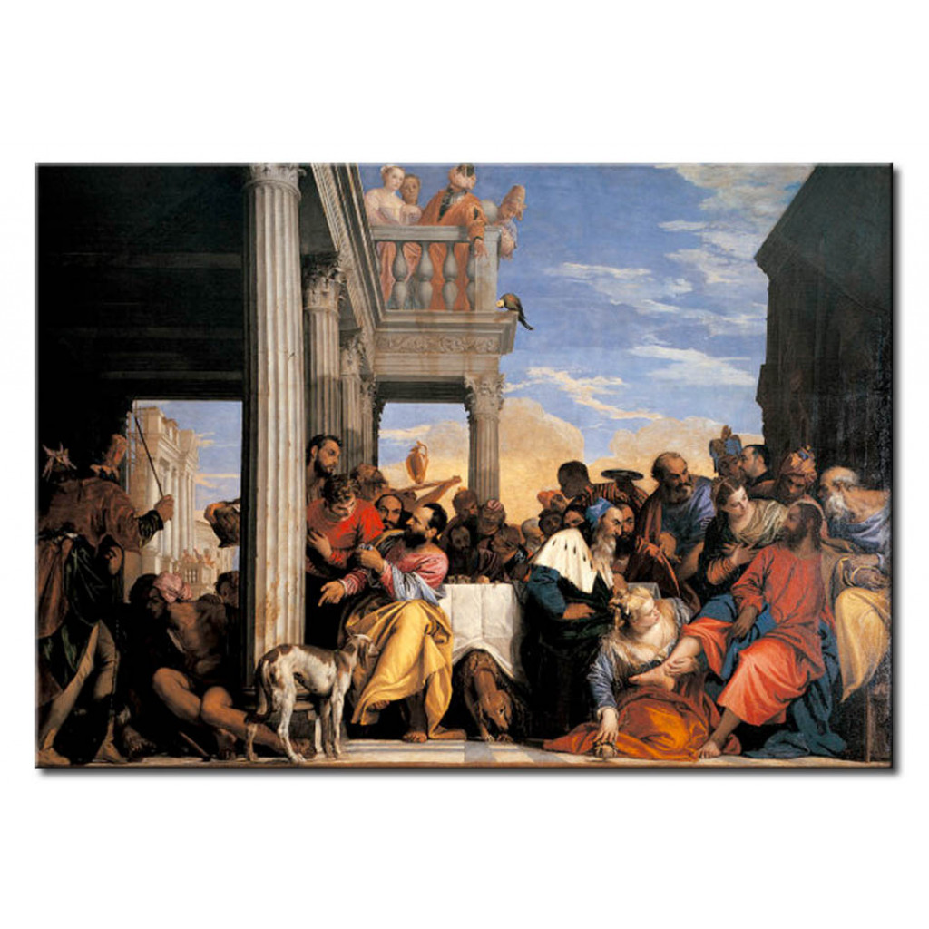 Schilderij  Paolo Veronese: Banquet At The House Of Simon