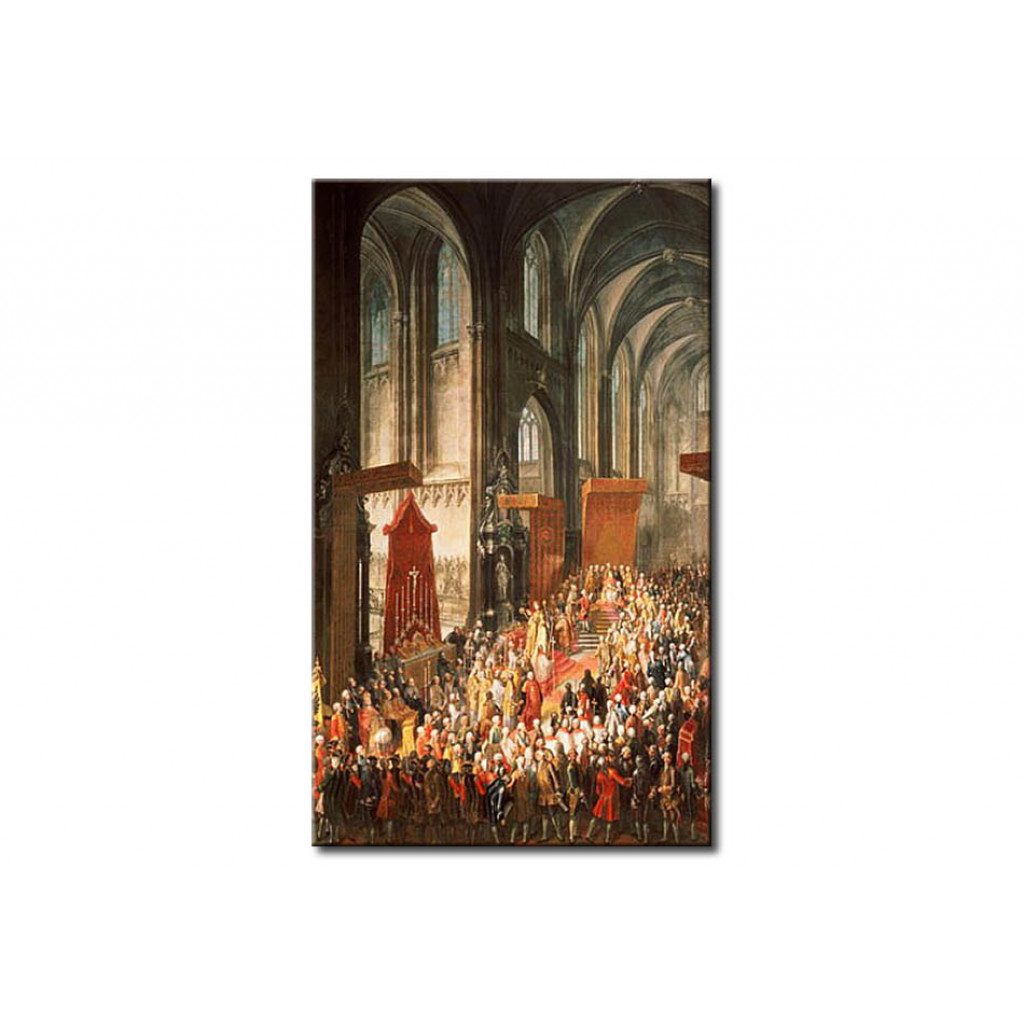 Schilderij  Martin Van Meytens: The Investiture Joseph II