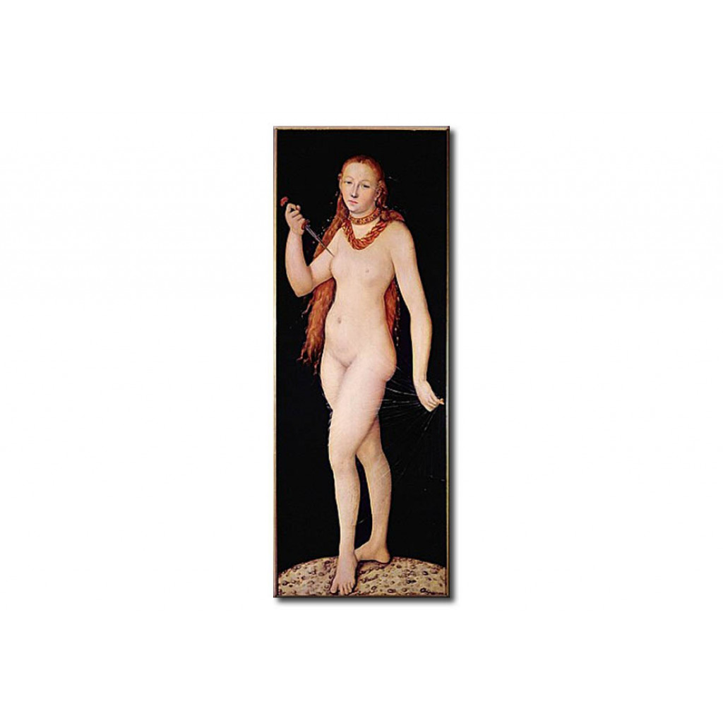 Schilderij  Lucas Cranach De Oudere: The Death Of Lucretia