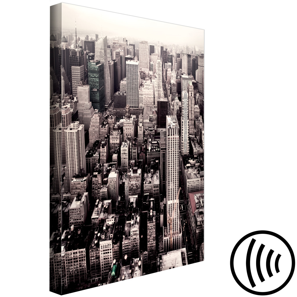 Obraz Manhattan W Sepii (1-częściowy) Pionowy