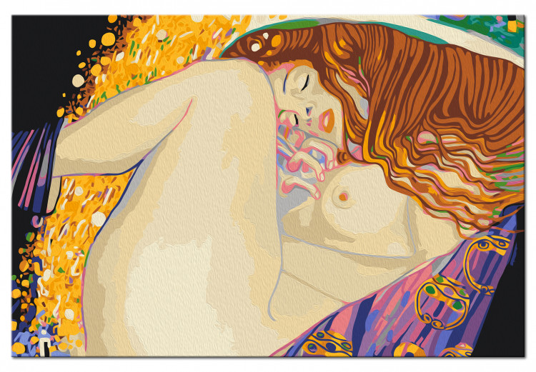 Tableau peinture par numéros Gustav Klimt: Danae 134686 additionalImage 5