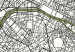 Quadro em tela Artérias de Paris - plano do centro da capital francesa com o Sena 135086 additionalThumb 5