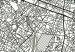 Quadro em tela Artérias de Paris - plano do centro da capital francesa com o Sena 135086 additionalThumb 4