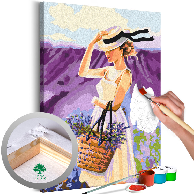 Paint by Number Kit Lavender Girl 136986