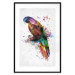 Wall Poster Rainbow Parrot - Colorful Bird on a Branch Painted With Watercolors 145186 additionalThumb 27