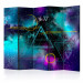 Room Divider Cosmonaut’s Desktop - Graphics Depicting the Galaxy and Geometric Shapes 146286