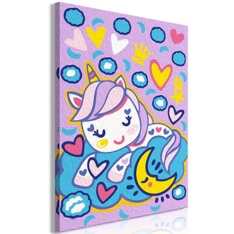 Painting Kit for Children Pony’s Dream - Pink Unicorn Resting on a Cloud 149786 additionalImage 5