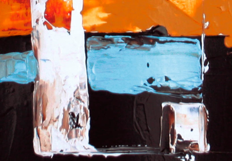 Pintura em tela Abstracção colorida - um tríptico elegante cheio de cores saturadas 48386 additionalImage 3