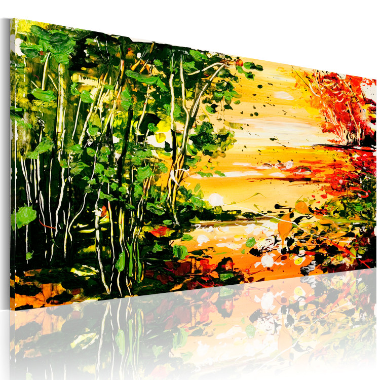 Toile murale Forêt – automne s'approche 49786 additionalImage 2