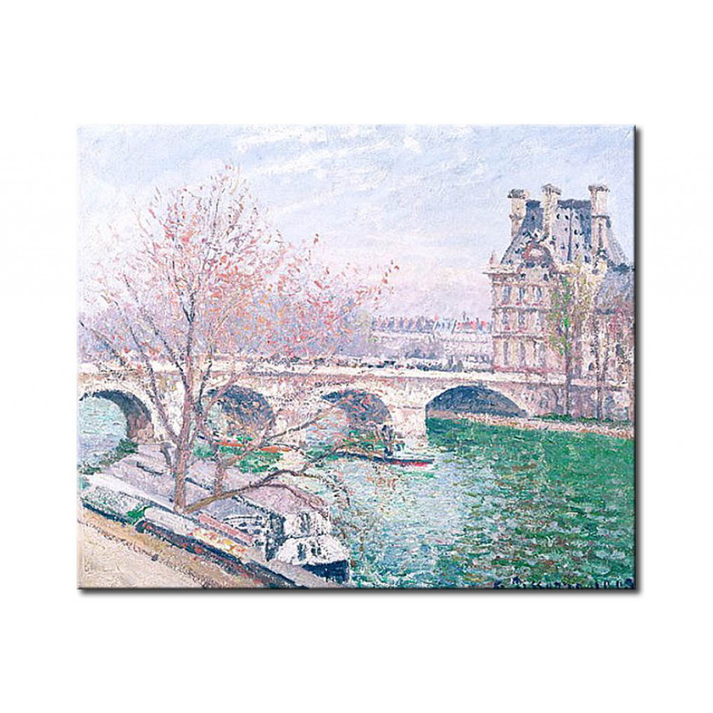 Canvastavla The Pont-Royal And The Pavillon De Flore