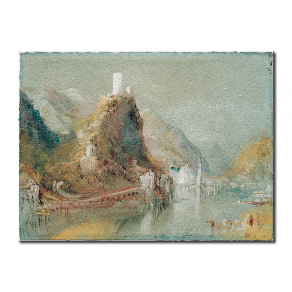 Schilderij  William Turner: Cochem Aus Südlicher Richtung Gesehen