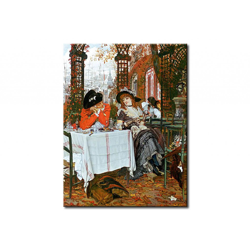 Schilderij  James Tissot: A Luncheon